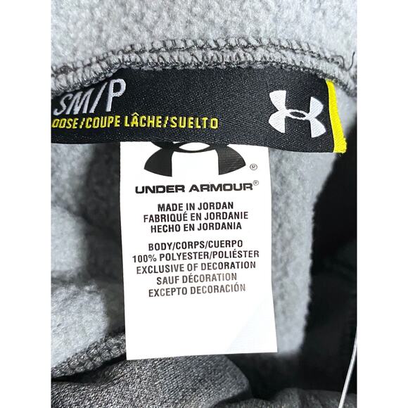 Under Armour Storm Gray Fleece Hoodie Sweatshirt Loose Cold Gear Mens SM NWT - Picture 8 of 9